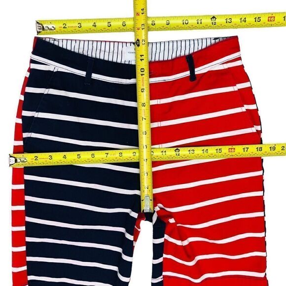 Vineyard Vines Red White Blue Striped Flat Front Stretchy Men’s Shorts Sz 28 - Picture 5 of 9